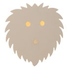 Bézs fém gyerek fali lámpa, Charlie, 5 W, dim to warm LED, kosketushimmentimellä