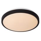 Fekete akril fürdőszoba mennyezeti lámpa, Dasher, 12 W, 2700 K LED, IP44
