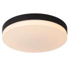 Fekete műanyag fürdőszoba mennyezeti lámpa, Biskit, 36 W, 2700 K LED, IP44