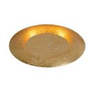 Arany fém plafon lámpa, Foskal, 12 W, 2700 K LED