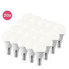 20 darabos Lasco E14 LED gömbizzó, meleg fehér, 5,5 W