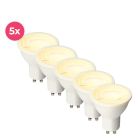 Szabályozható fehér GU10 LED lámpa Antonie, 5W, meleg fehér