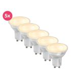 Átlátszó GU10 LED spotlámpa Antonie, 4 Watt, 2700K (Meleg fehér)