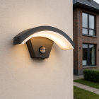 Retro mozgásérzékelős kültéri fali lámpa fekete, Annemay, 6 W, 3000 K LED, IP54