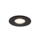Fekete alumínium mini beépíthető spotlámpa, Philomena, 3,4 W, 2700 K LED, IP44