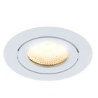Fehér alumínium beépíthető spotlámpa, Wimke, 5 W, 2700 K LED, IP44