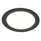 Fekete alumínium mélysugárzó, Umbriel, 9 W, 4000 K LED, IP44