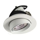 Fehér alumínium mélysugárzó, Anjuli, 20 W, white switch LED