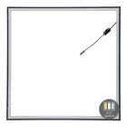 LED keretpanel 60x60 - 37W - fehér kapcsolóval - UGR<21 - élvilágítással