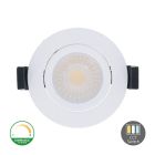Fehér alumínium mennyezeti lámpa, Maite, 7W, fehér LED kapcsoló, IP65