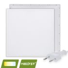 LED panel 60x60 - 30W - fehér kapcsolóval - UGR<19 - háttérvilágítással