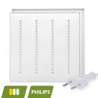 Louvre LED panel 60x60 - 30W - fehér kapcsoló - UGR <16