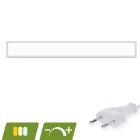 LED panel 15x120 - 30W - fehér kapcsológombos - UGR<19 - szabályozható - háttérvilágítású