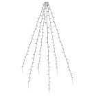 Kültéri zászlórúdvilágítás, 192 LED, 6 db 2 m-es szál, árboc nélkül