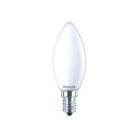 Philips LED izzószálas gyertya E14 827 B35 matt, 4,3 W