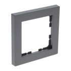 Q-Link S-Line takarókeret 1-es foglalatú, fekete / antracit