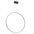 Alumínium függőlámpa fekete, Ringo, 70 W, 3000 K LED