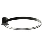Alumínium plafon lámpa fekete, Ringo, 50 W, 3000 K LED
