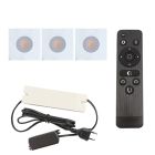 Alumínium terasz beépíthető spotlámpa fehér, Dico, 9 W, 2700 K LED, IP65, távirányítóval