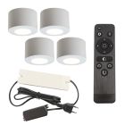 Alumínium terasz felületre szerelt spotlámpa fehér, Vasso, 12 W, 2700 K LED, IP44, távirányítóval