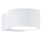 Fehér fém fel le fali lámpa, Tyra, 4,3 W, 3000 K LED