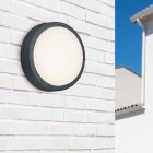 Antracit alumínium kültéri lámpa, Eva, 8,5 W, 3000 K LED, IP54