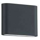 Antracit alumínium kültéri lámpa, Bridlington, 2,5 W, 3000 K LED, IP54