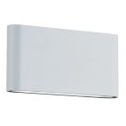 Fehér alumínium fel le fali lámpa, Bridlington, 4,5 W, 3000 K LED, IP54