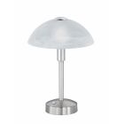 Nikkel üveg közjegyzői lámpa, Notaris, 4 W, 3000 K LED, kapcsolóval