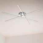 Nikkel fém plafon lámpa, Gottrup, 8,5 W, 3000 K LED