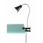 Fekete műanyag csiptetős spot lámpa, Taimi, 3,8 W, 3000 K LED, kapcsolóval