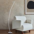 Fekete műanyag állólámpa, Vessla, 11 W, 3000 K LED, kapcsolóval