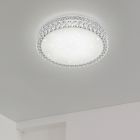 Fehér akril plafon lámpa, Valentina, 21 W, 3000 K LED