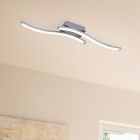 Nikkel műanyag plafon lámpa, Go, 5 W, 3000 K LED