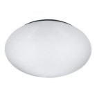 Fehér műanyag plafon lámpa, Vanysia, 12 W, 4000 K LED, IP44