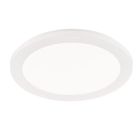 Fehér műanyag plafon lámpa, Gistrup, 15 W, 3000 K LED, IP44, 3 fokozatban szabályozható