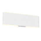 Fehér fém fel le fali lámpa, Zwier, 2 W, melegtől hidegig állítható fehér LED, kapcsolóval