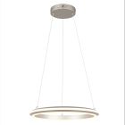 Nikkel fém függőlámpa, Jiry, 34 W, white switch LED, 3 fokozatban szabályozható