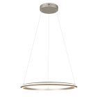 Nikkel fém függőlámpa, Jiry, 48 W, white switch LED, 3 fokozatban szabályozható