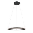 Fekete fém függőlámpa, Jiry, 48 W, white switch LED, 3 fokozatban szabályozható