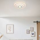 Fehér fém mennyezeti lámpa, Yeel, 35 W, melegtől hidegig állítható fehér LED, 3 fokozatban szabályozható