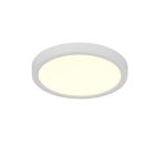 Fehér műanyag plafon lámpa, Zayd, 18 W, white switch LED, 3 fokozatban szabályozható