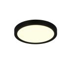 Fekete műanyag plafon lámpa, Zayd, 18 W, white switch LED, 3 fokozatban szabályozható