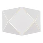 Fehér fém fali lámpa, Soloro, 6 W, 3000 K LED