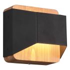 Fekete fém fel le fali lámpa, Navajo, 4,3 W, 3000 K LED