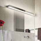 Króm alumínium fürdőszoba fali lámpa, Basma, 13 W, 3000 K LED, IP44