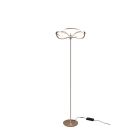 Sárgaréz fém állólámpa, Remy, 31 W, 3000 K LED, kapcsolóval