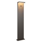 Antracit alumínium napelemes kültéri álló lámpa, Nesrin, 5 W, white switch LED, IP65