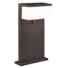 Antracit alumínium kültéri álló lámpa, Slimane, 13 W, 3000 K LED, IP54