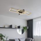 Sárgaréz fém plafon lámpa, Hatun, 34 W, 3000 K LED